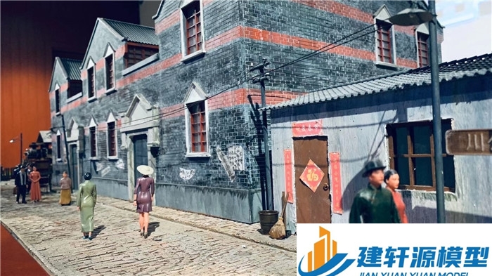 白塔中共四大纪念馆微缩